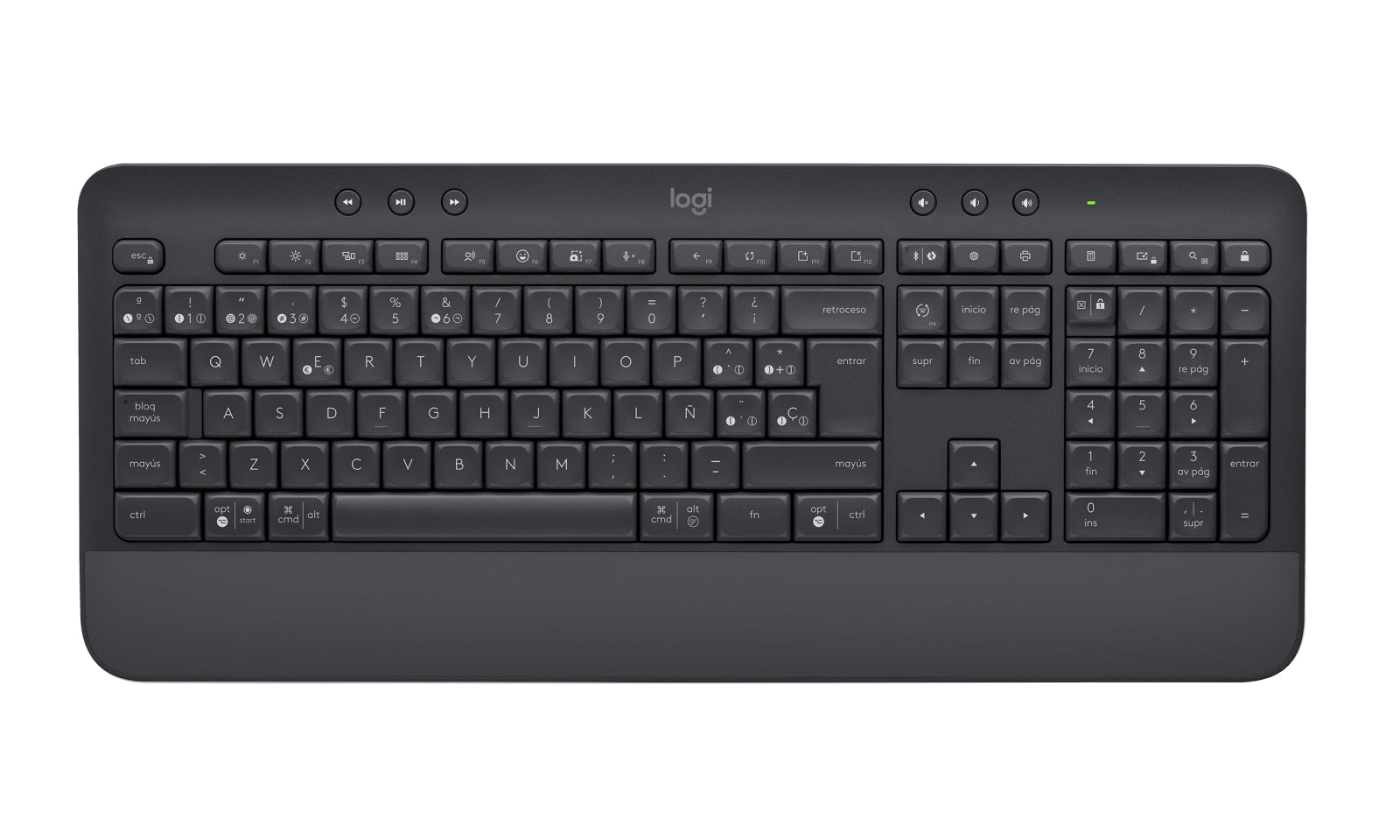 Logitech Signature K650 – Tastatur, ES-Layout (ES), Grau