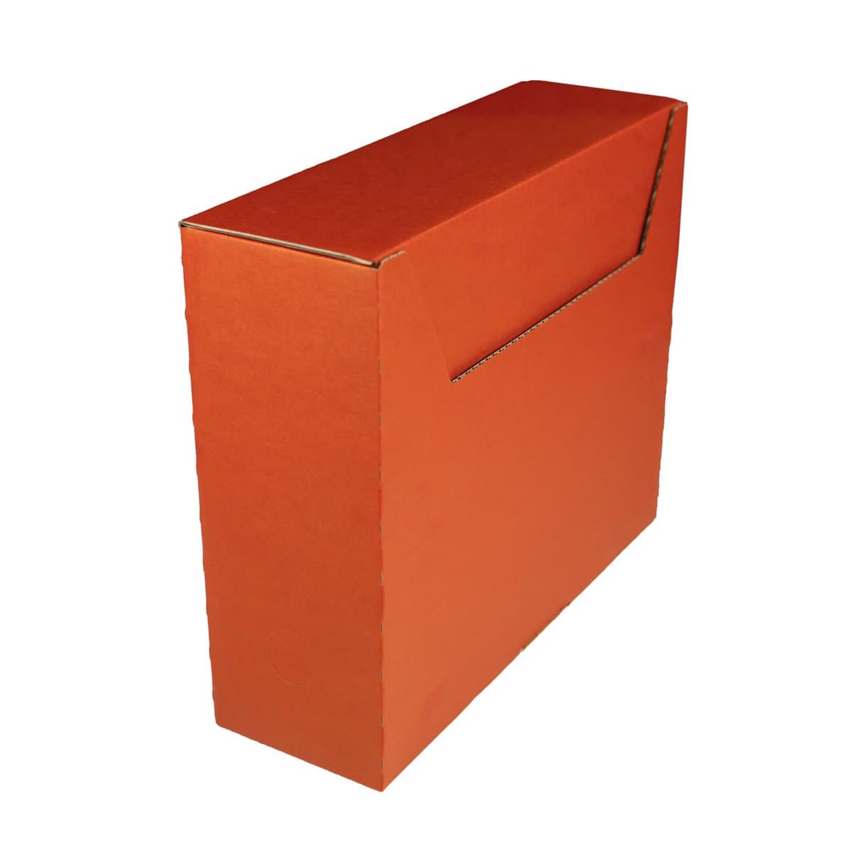 Brieger Archivschachtel B 328 × H 270 × T 100 mm – Wellkarton 3,0 mm, Rot, 1 Stück