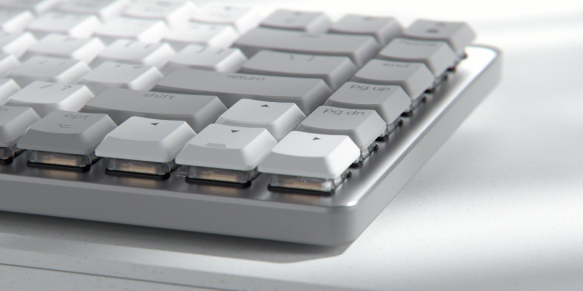Logitech MX Mechanical Mini – Tastatur, kabellos (Bluetooth/2,4 GHz), CH-Layout (DE-CH), TKL – für macOS