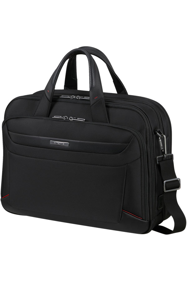 Samsonite Pro-DLX 6 Notebook-Tasche – 16/23 l, wasserabweisend, RFID-Fach, Nylon, schwarz
