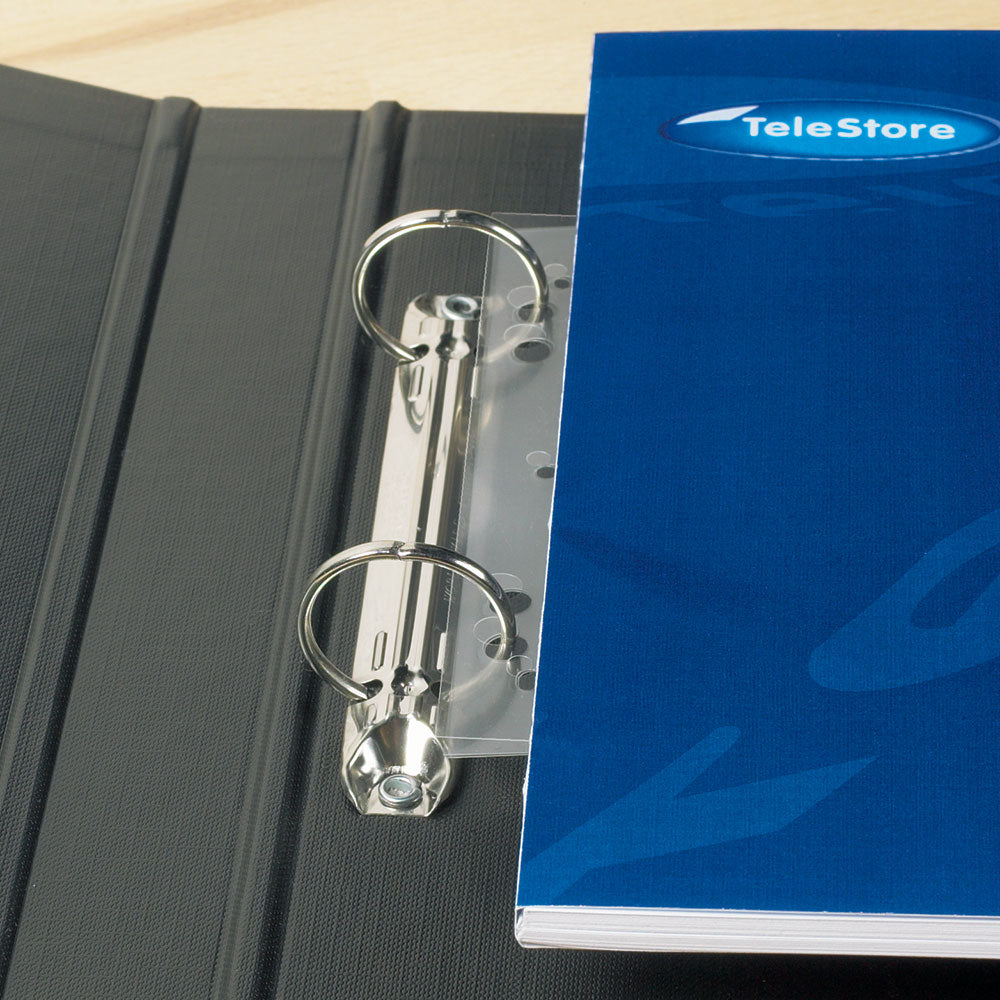 3L Abheftstreifen – für A5 – 125 mm – PET – transparent – selbstklebend – 11-fach – 50 Stk.