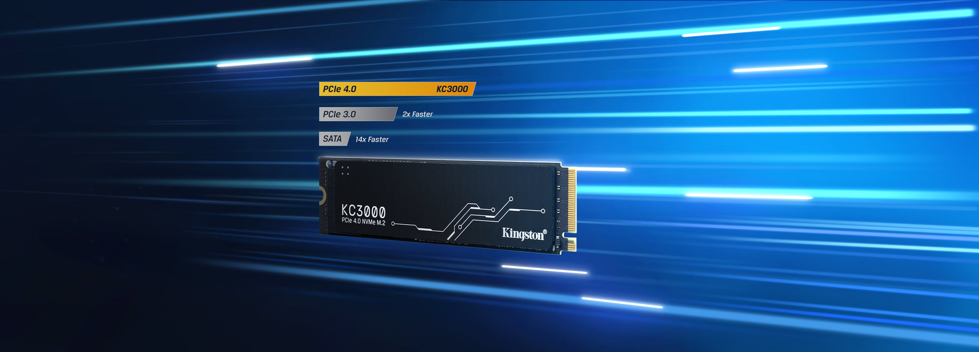 Kingston KC3000 – NVMe M.2, 4,1 TB
