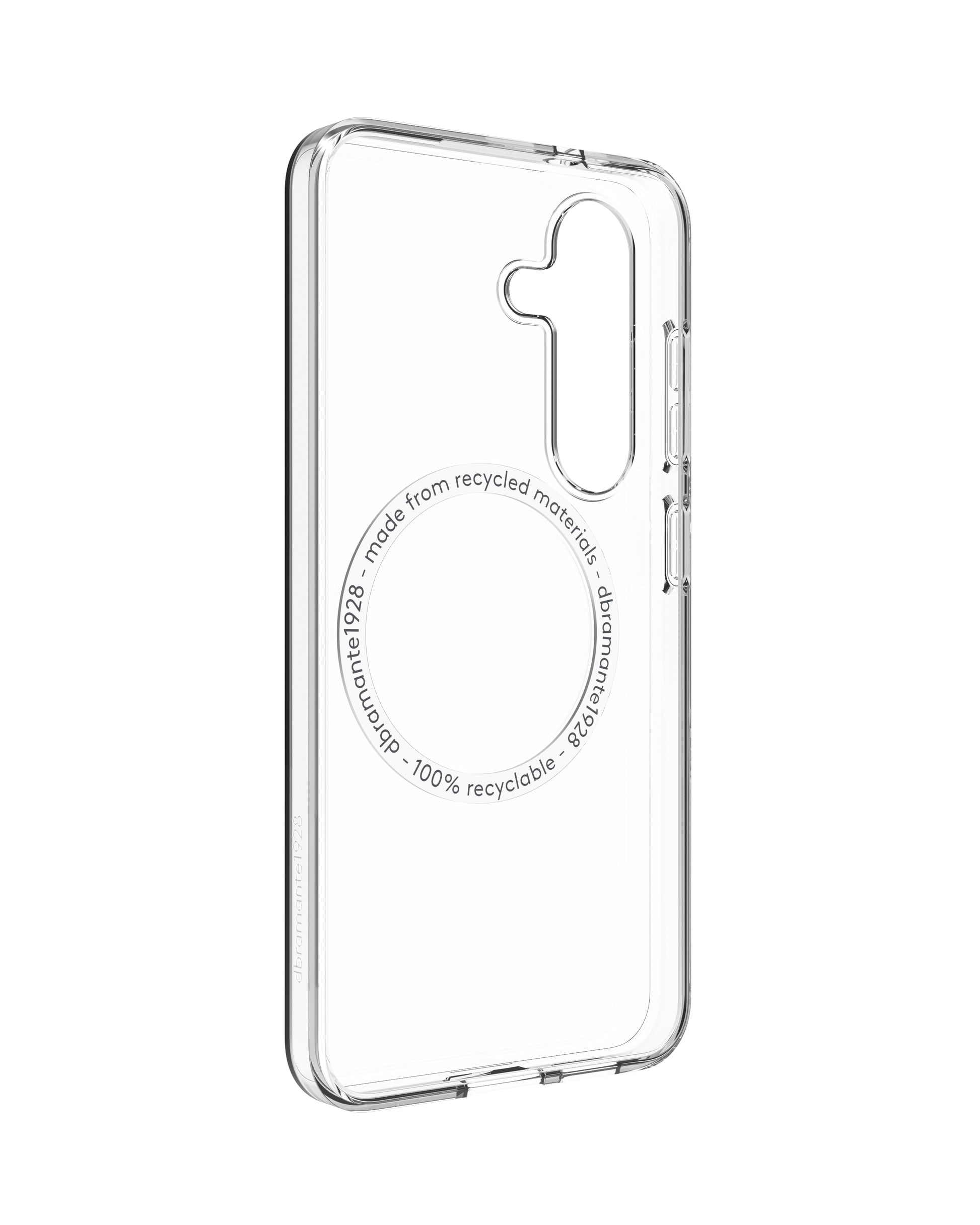 dbramante1928 Greenland Pro Qi2 Backcover – für Samsung Galaxy S25+, bis 1,2 m sturzsicher, kabelloses Laden