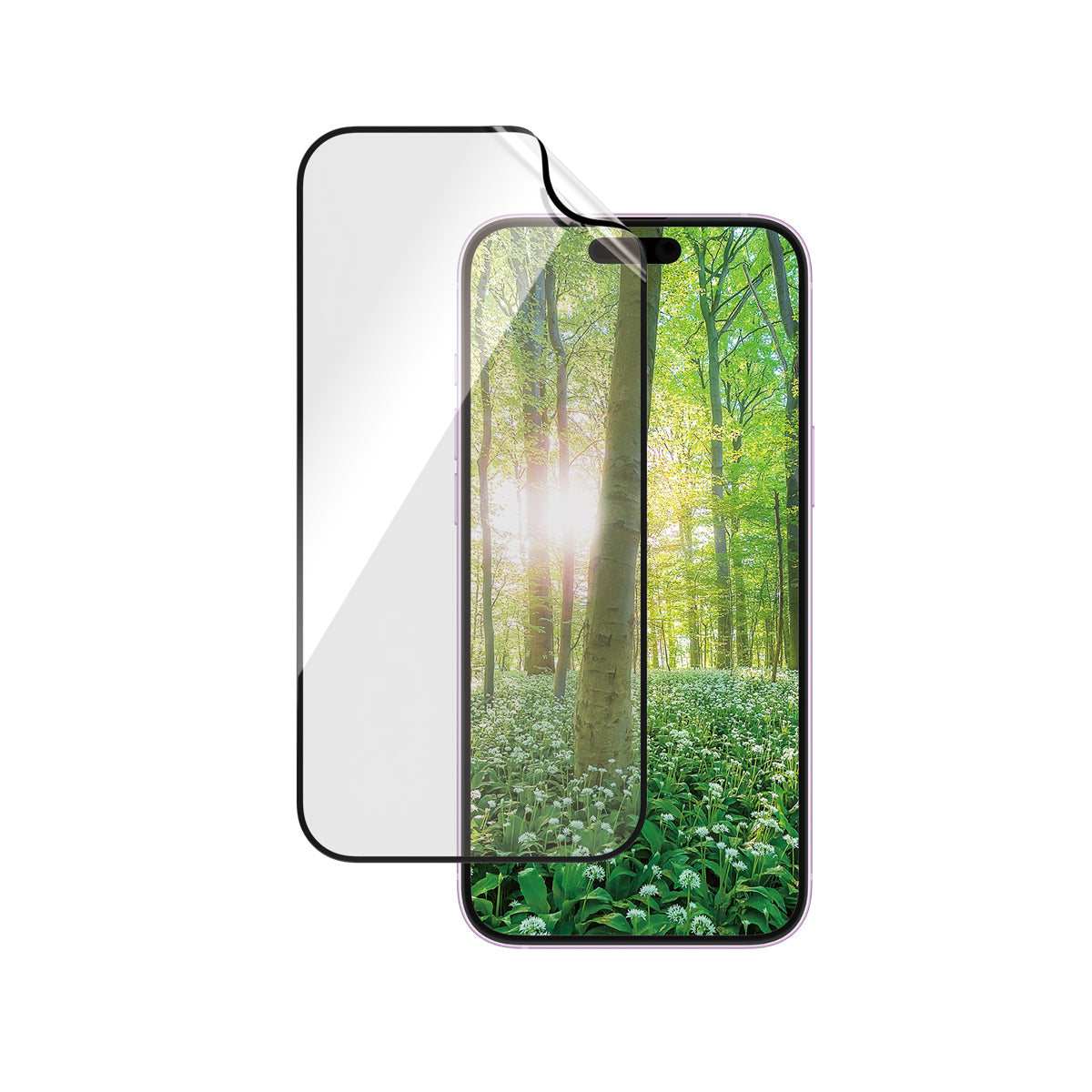 PanzerGlass Displayschutz (Folie), Ultra-Wide Fit – für iPhone 16 Plus/iPhone 15 Plus