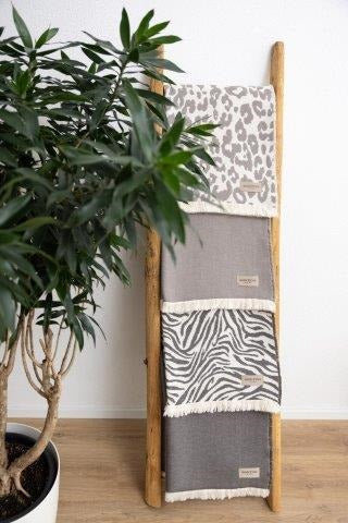 Eskimo Zola Wohndecke – Baumwolle, Beige – 140 × 200 cm