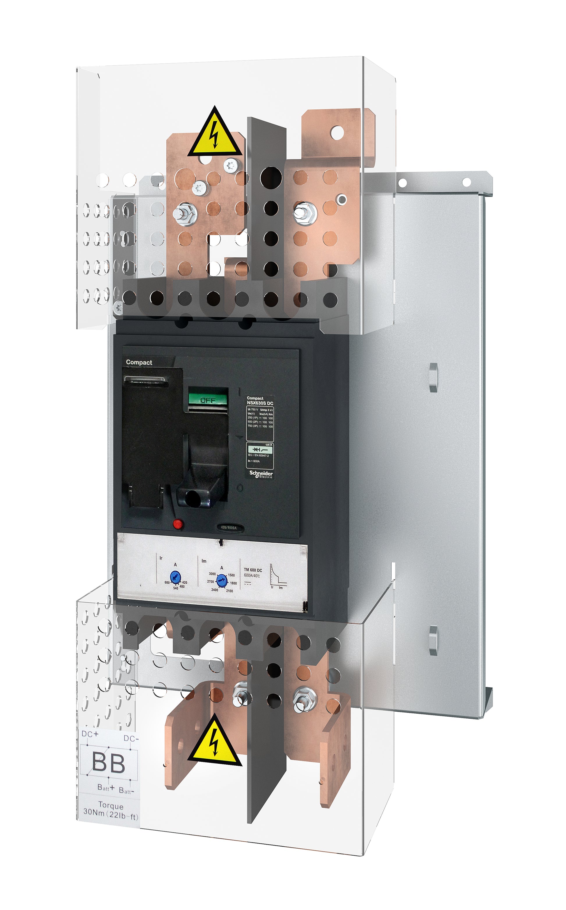 APC USV-Batterie-Leistungsschalter-Kit – 100–200 kW, 400 V – für Galaxy VS – Schwarz – GVSBBK100K200H
