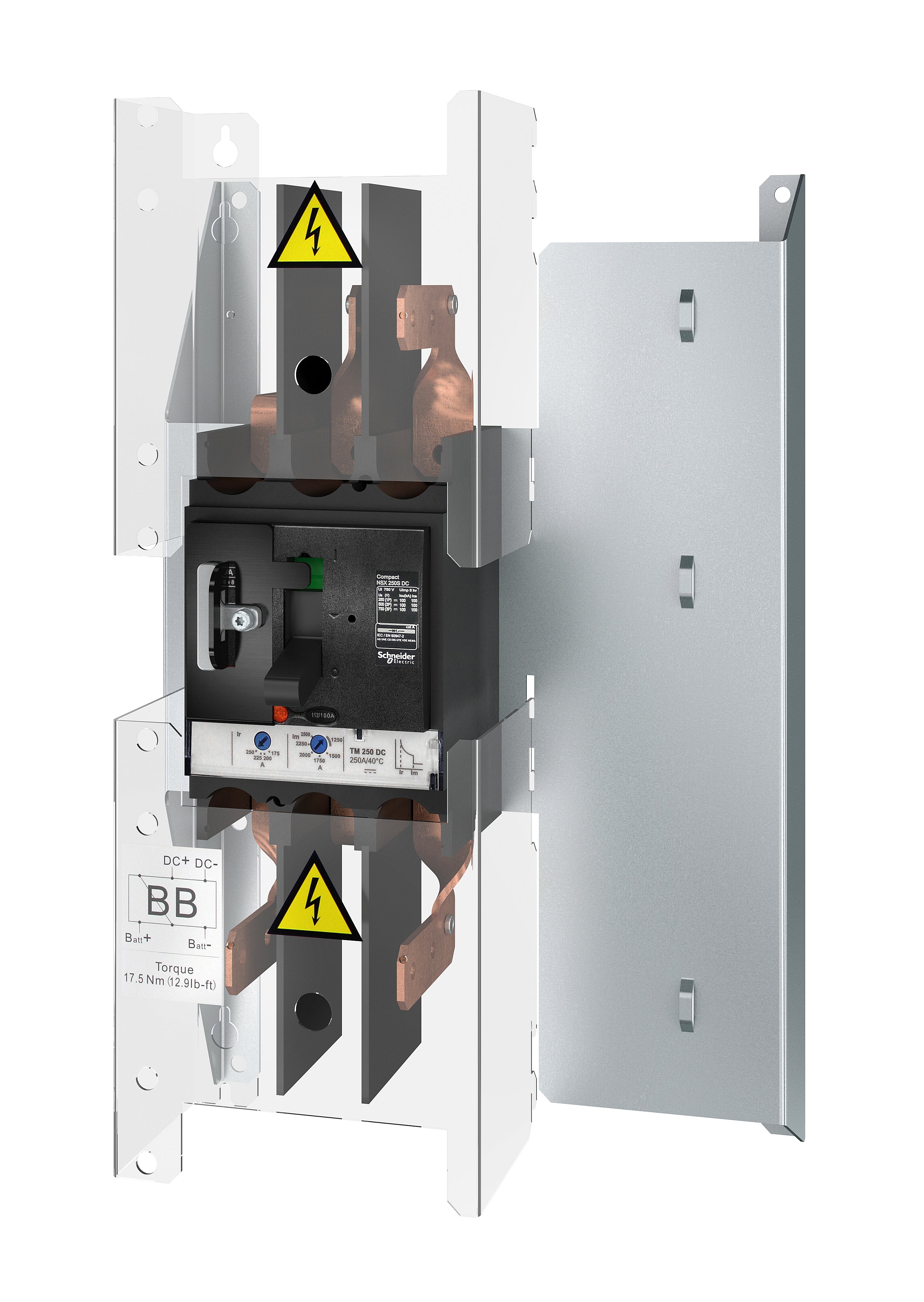APC USV-Batterie-Leistungsschalter-Kit – 20–80 kW, 400 V – für Galaxy VS – Schwarz – GVSBBK20K80H