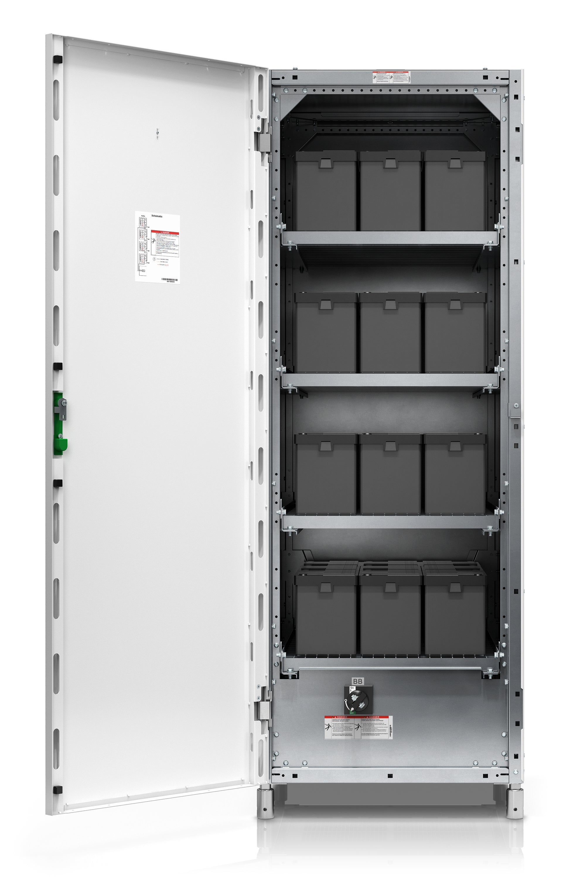 APC Galaxy VS Classic Gehäuse – 700×830×1970 mm, Tower, Weiss