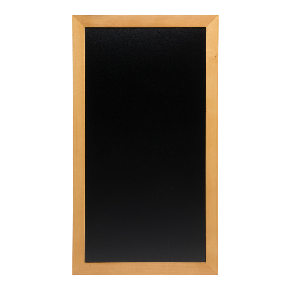 Securit Kreidetafel mit Holzrahmen – schwarz, 560 × 1000 mm
