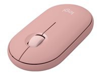 Logitech Pebble M350S Tonal Rose Maus – kabellos, Bluetooth, rosa
