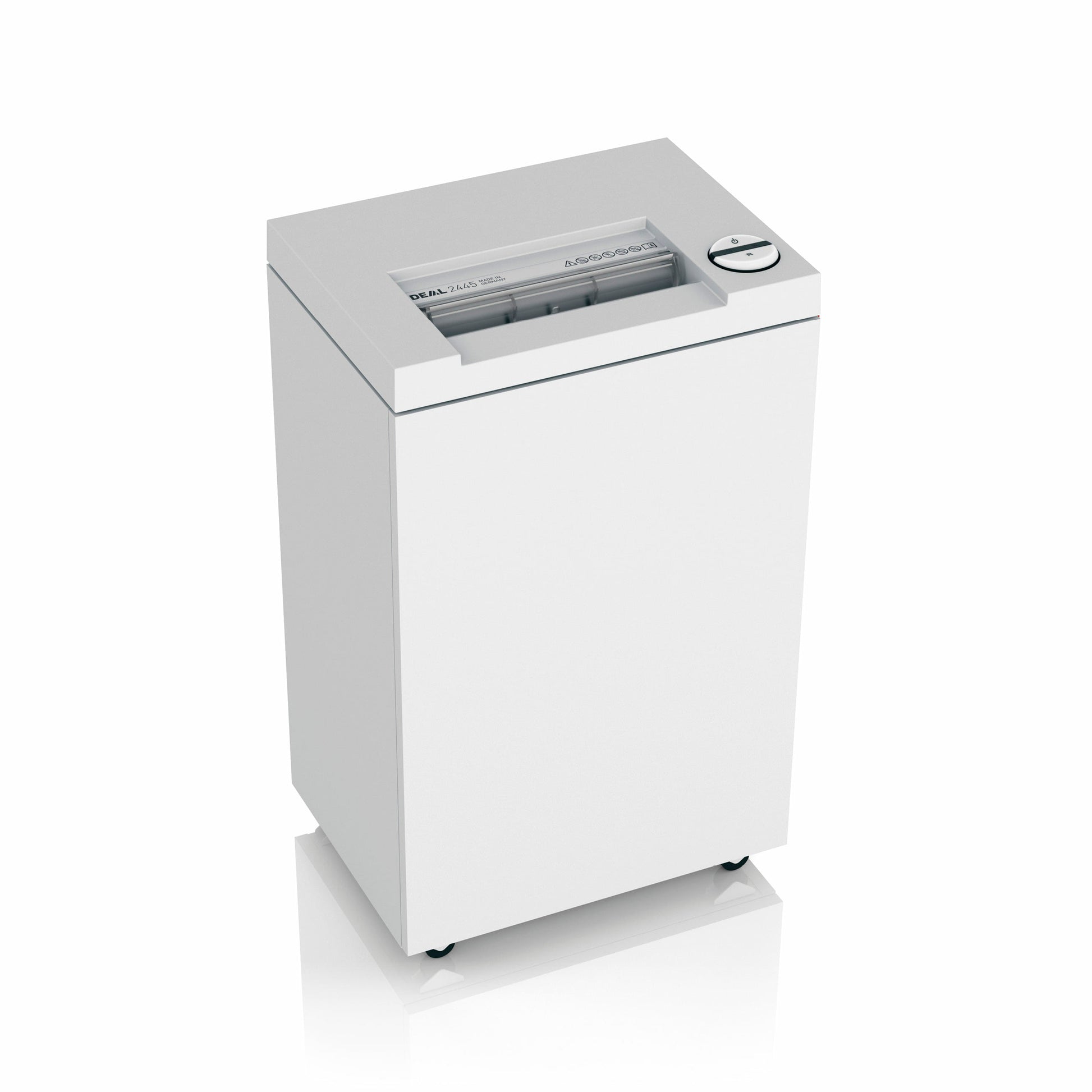 Ideal 2445/MC – Aktenvernichter, DIN P-6, Partikelschnitt 0,8 × 12 mm, 5 Blatt, 35 l, A4