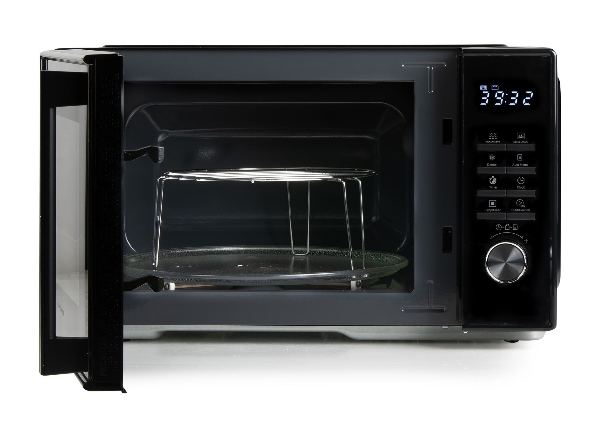 Domo Grill Mikrowelle DO22501G – 25 l, Grill, 1000 W – Schwarz