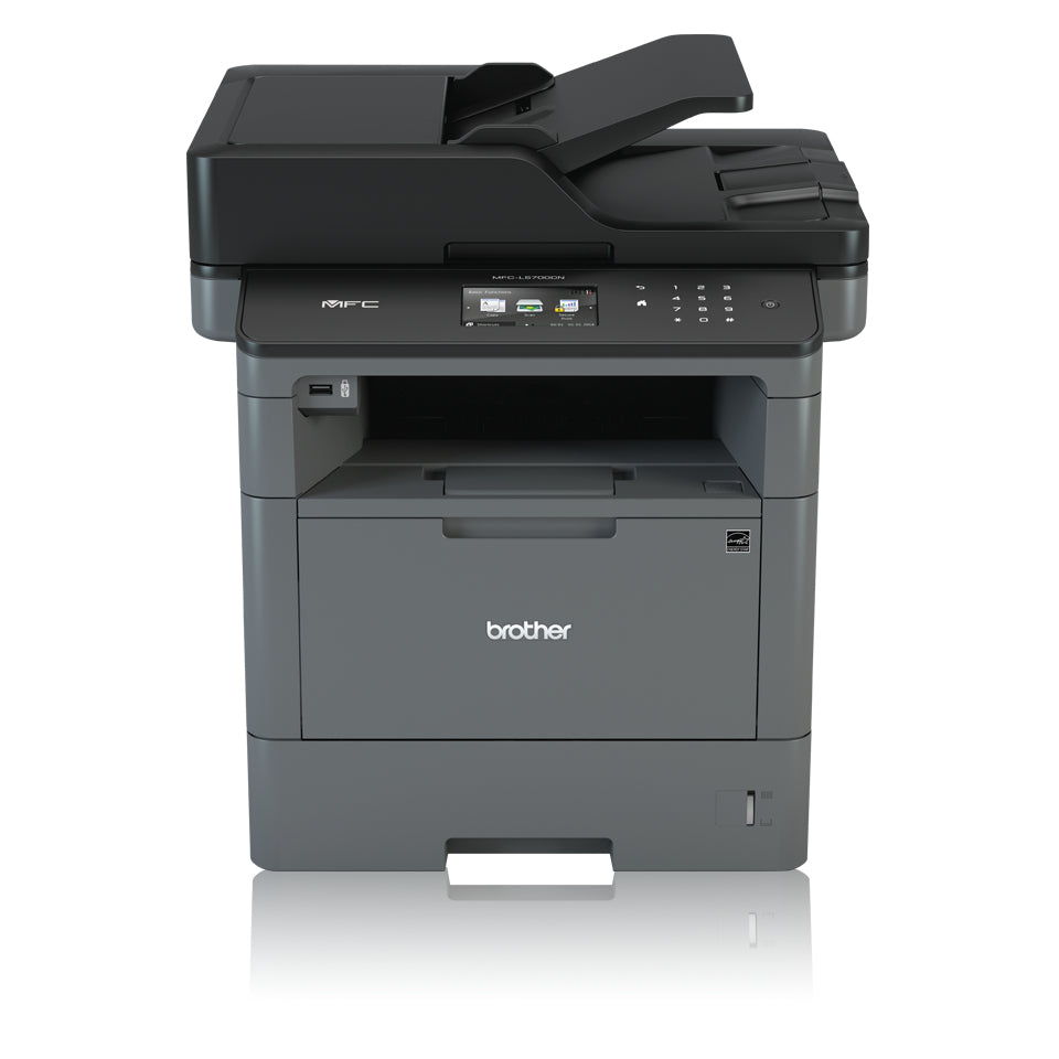 Brother DCP-L5700DN – SW Laser-Multifunktionsdrucker, A4, 4-in-1, Duplex, ADF, LAN, AirPrint
