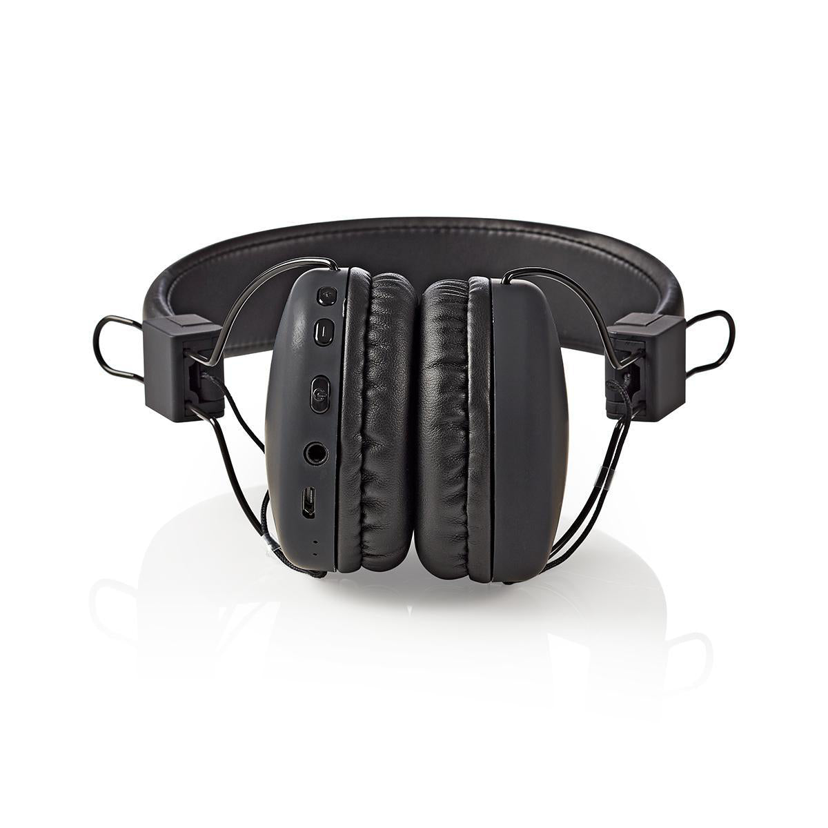 Nedis On-Ear Kopfhörer – Stereo, Kabel + BT, Schwarz, BT 4.2