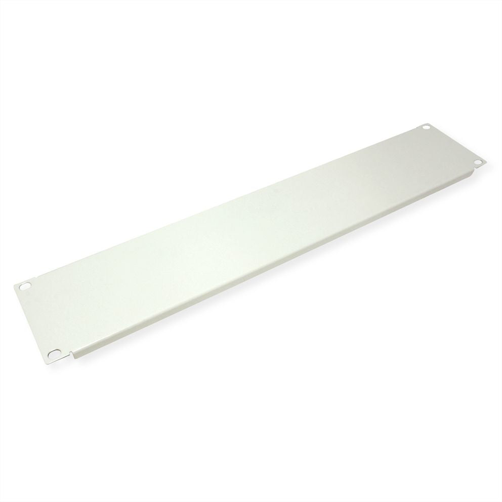 VALUE 19-Zoll-Blindplatte – Blindblende – 19" Rack, 2U, Metall, Grau