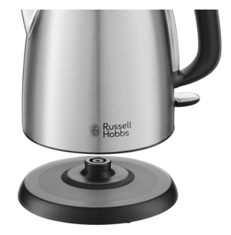 Russell Hobbs Wasserkocher – 1 l, Edelstahl, Schwarz, 24991-70