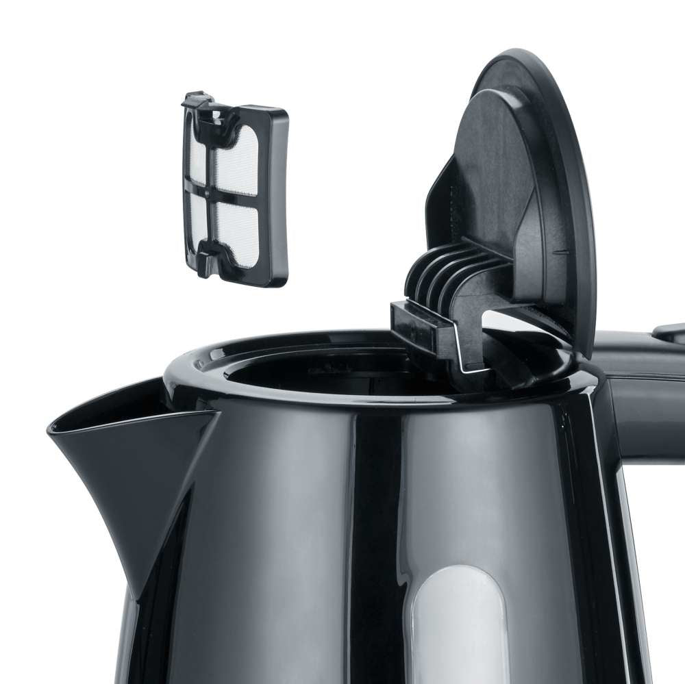 Severin Wasserkocher – 1 l, Kunststoff, Schwarz, WK3410
