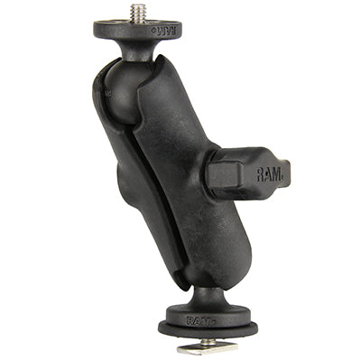RAM Mounts RAP-B-366-153-354-TRA1U 1/4"-20 Gewindebolzen – Kugeldurchmesser 2,5 cm – Komposite, Schwarz