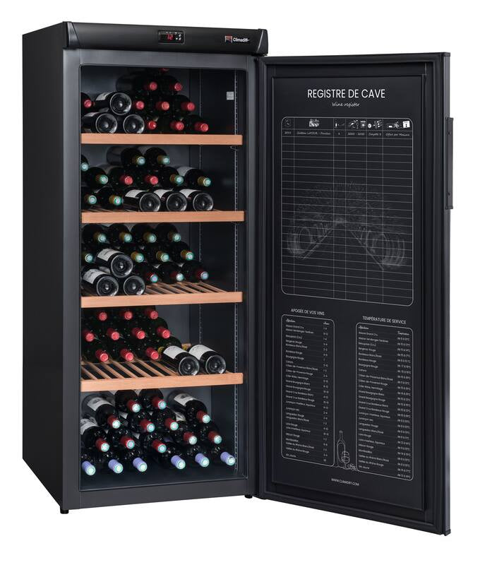 Climadiff Weinkühlschrank RESERVE275F – 479 l, 230 V, Kompressor, Energieeffizienzklasse F