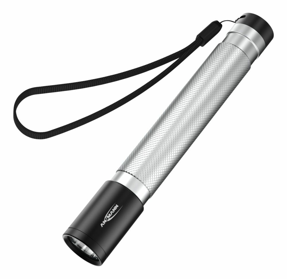 Ansmann Taschenlampe Daily Use 150B – 150 lm, 101 m, IPX4, AA (2× enthalten) – Schwarz