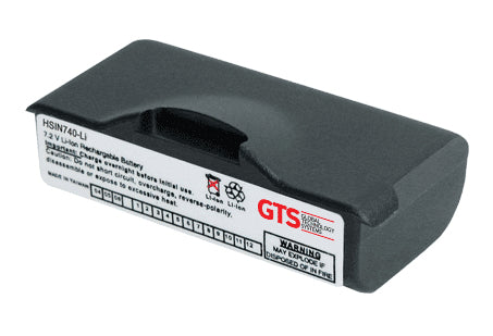 GTS HSIN740-LI – Akku, 2400 mAh, 7,4 V, Li-Ion, für Intermec 700, Schwarz