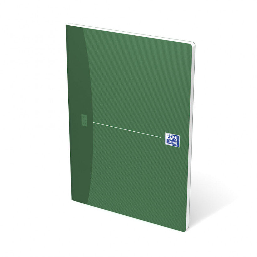 Oxford Notizheft, Fadenheftung, Karton, 192 Seiten, 90 g/m² – sortiert (lavendelblau, grün, rot, silber)