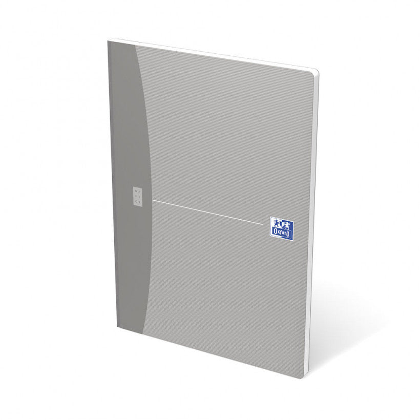 Oxford Notizbuch, A4, kariert 5 mm, Fadenheftung, Karton, 192 Seiten, 90 g/m² – sortiert