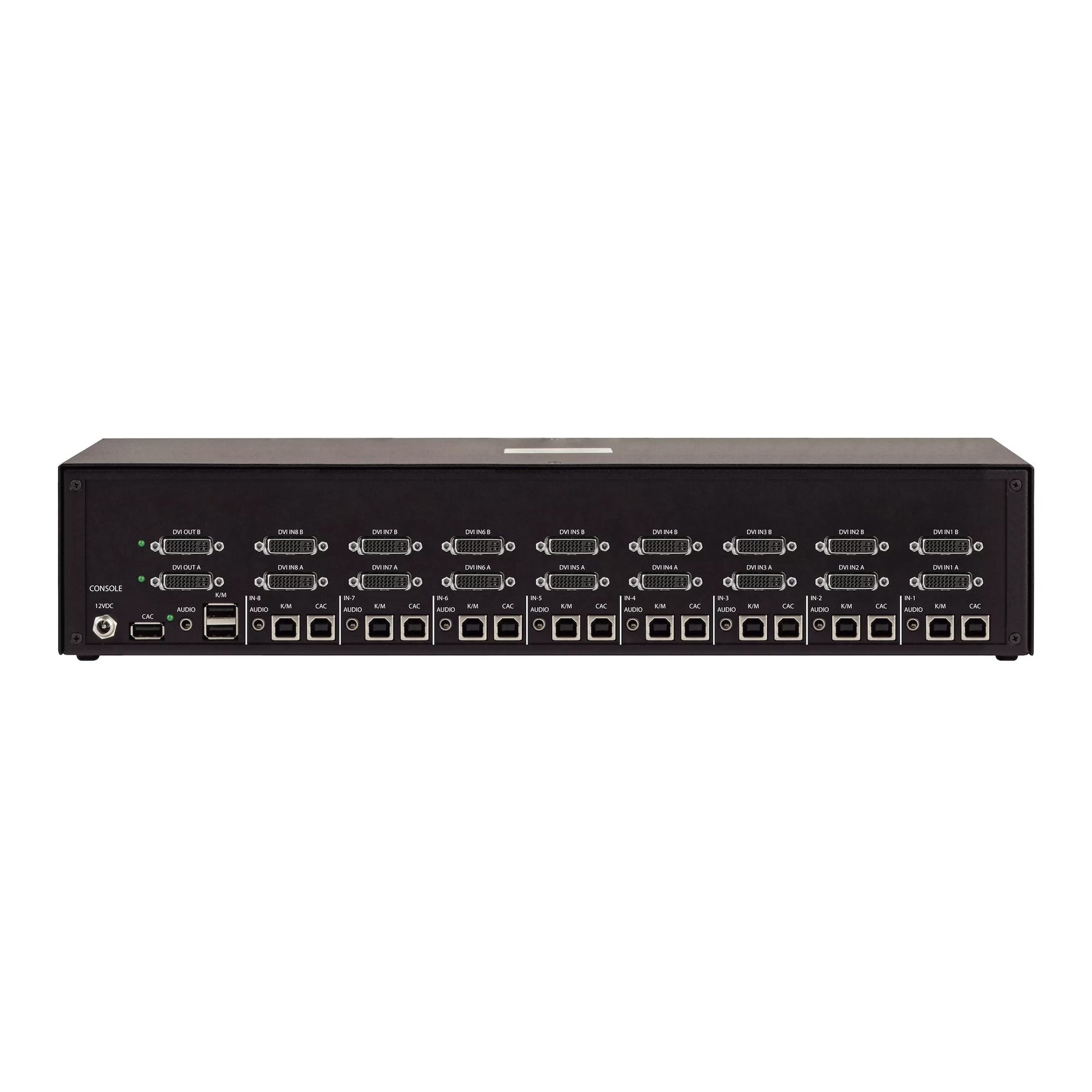 StarTech.com CK4-D208C – 8-Port DVI-I KVM-Switch, Dual-View – 2560 × 1600/60 Hz, USB 2.0-Hub, Audio, Desktop