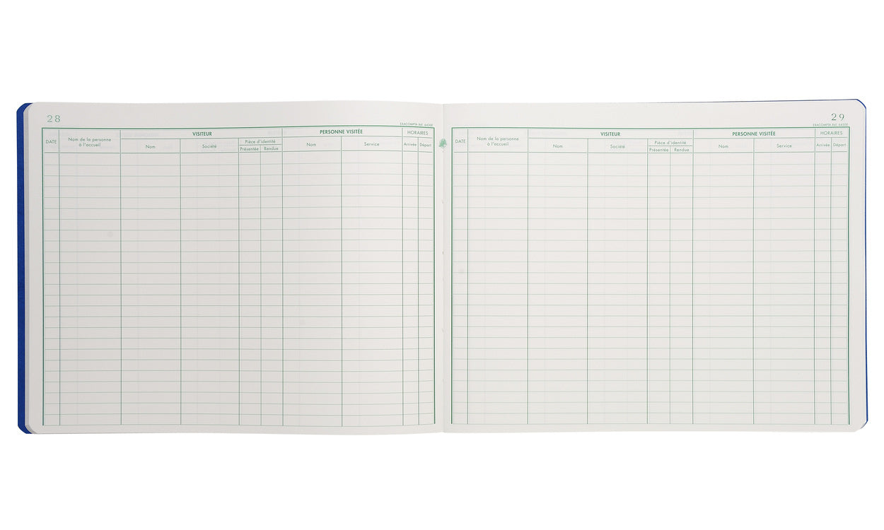 Exacompta Gästebuch – 80 Seiten – 250 × 320 mm – Papier, matt