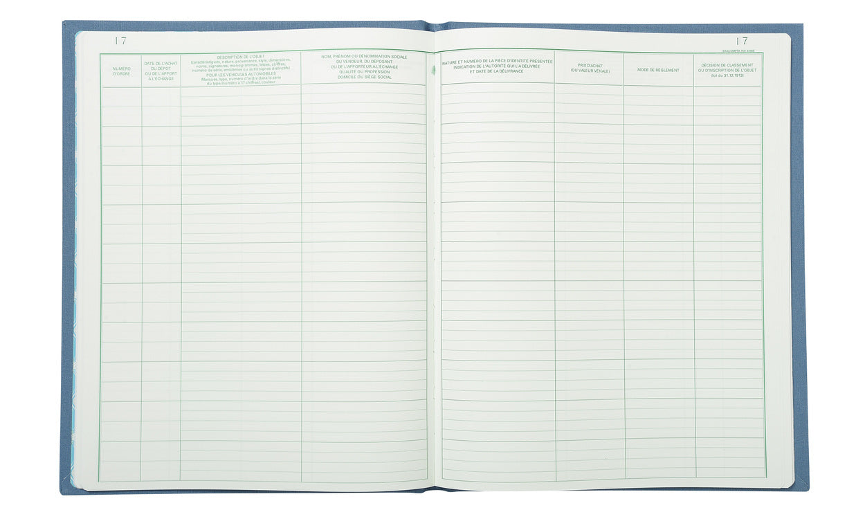 Exacompta Notizblock – 320 × 240 mm – 100 Blatt – 110 g/m² – abgerundete Kanten – einfarbig