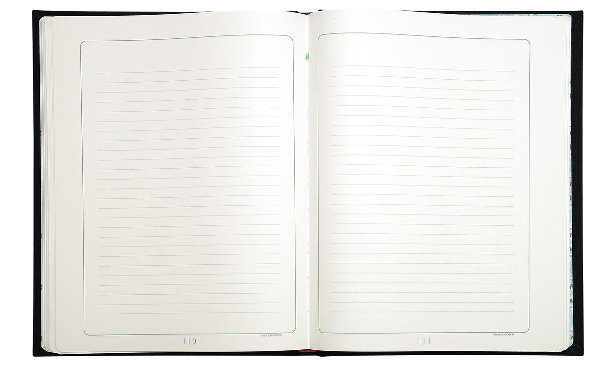 Exacompta Notizbuch – 320 × 250 mm – 200 Blatt – 110 g/m² – abgerundete Kanten