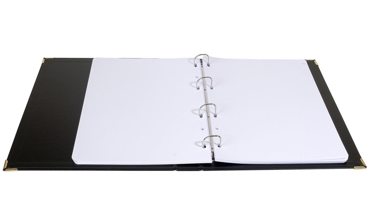 Exacompta Décisions Ringbuch – 4-D-Ring – für A4 – Abgerundete Kanten, Metallecken