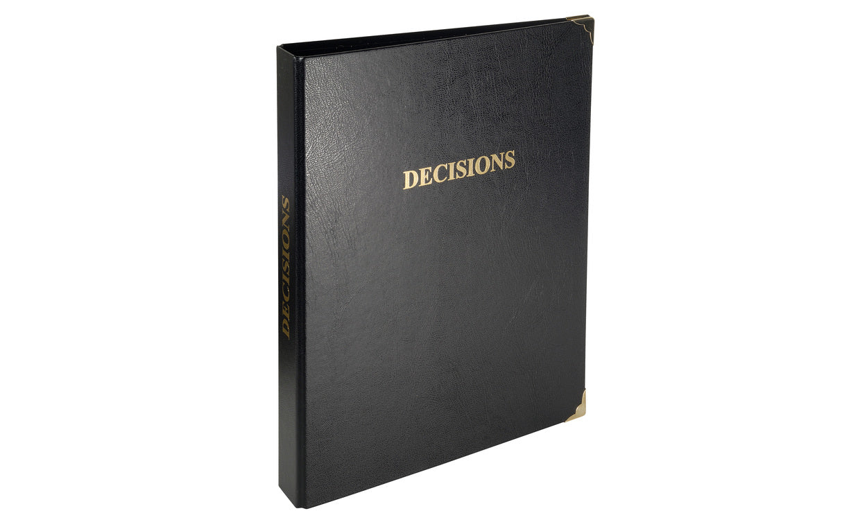 Exacompta Décisions Ringbuch – 4-D-Ring – für A4 – Abgerundete Kanten, Metallecken