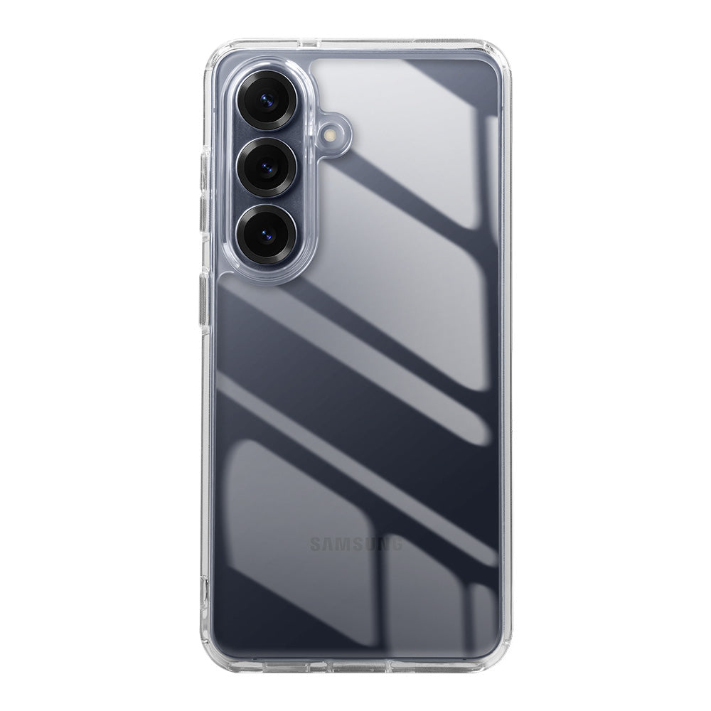 nevox StyleShell SHOCKFlex Backcover – für Samsung Galaxy S26, PC+TPU, Transparent