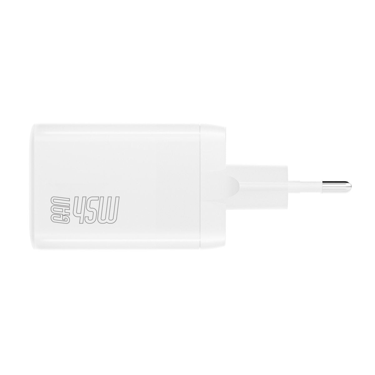 4smarts PDPlug Dual Ladegerät – 45 W, 2× USB-C, PD, QC, GaN – für USB-C-Geräte