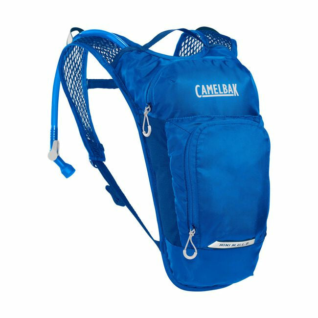 CamelBak Kindergartenrucksack Mini M.U.L.E – 3,5 l, reflektierend, Polyester – Blau, 190 × 360 × 150 mm