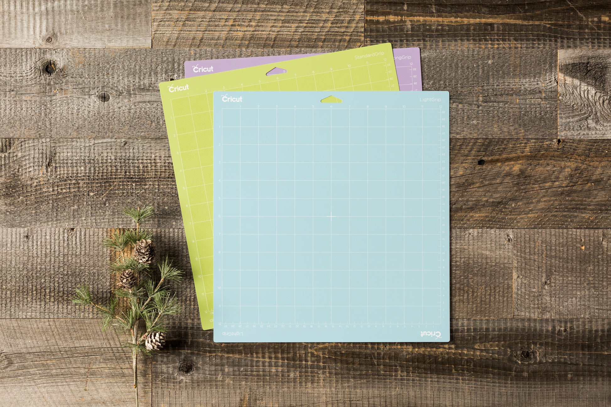 Cricut Schneidematten-Set 305 × 305 mm, Kunststoff, sortiert, 3er-Set – für Maker 3