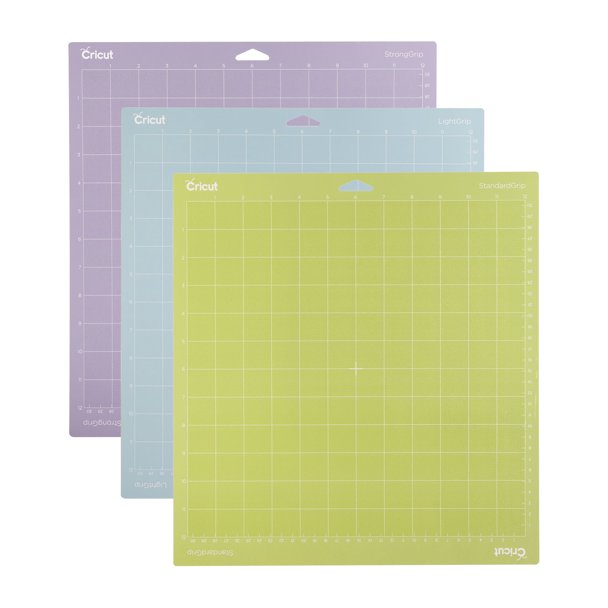 Cricut Schneidematten-Set 305 × 305 mm, Kunststoff, sortiert, 3er-Set – für Maker 3