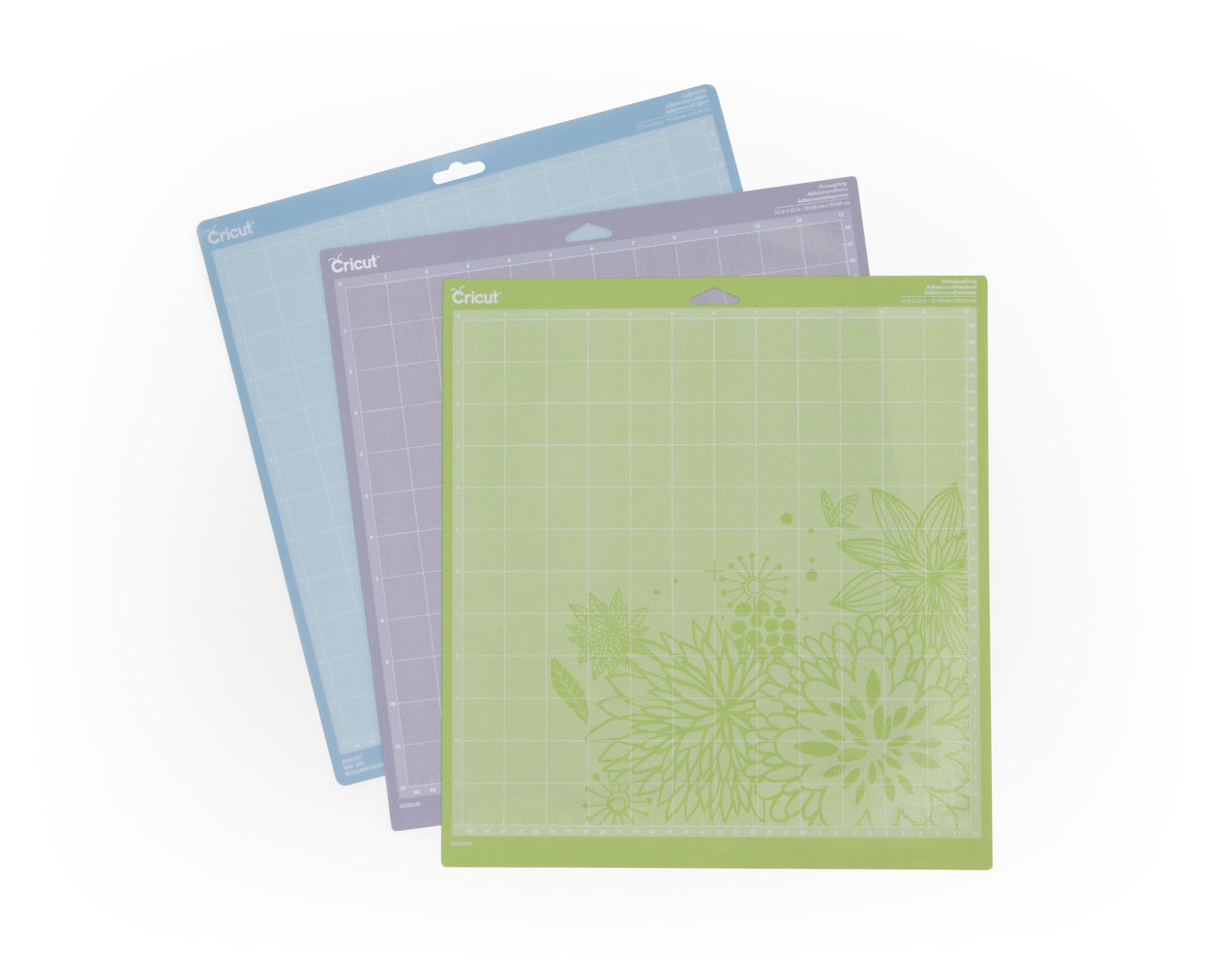 Cricut Schneidematten-Set 305 × 305 mm, Kunststoff, sortiert, 3er-Set – für Maker 3
