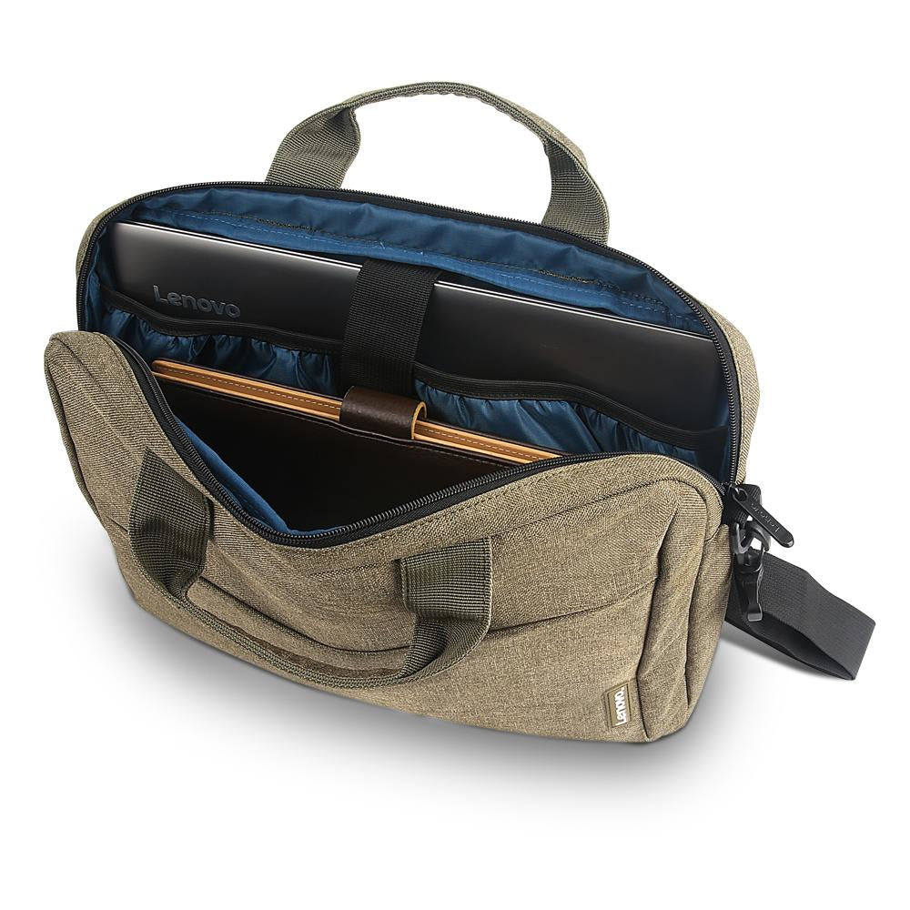Lenovo Notebook-Tasche für Notebooks bis 15,6" – abnehmbarer Schultergurt, Grün