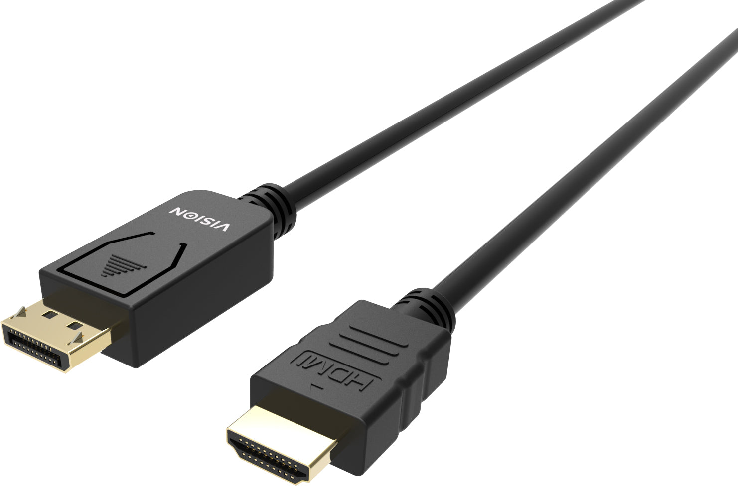 Vision DisplayPort auf HDMI Kabel HDMI 2.0 4K 30 Hz – 1 m