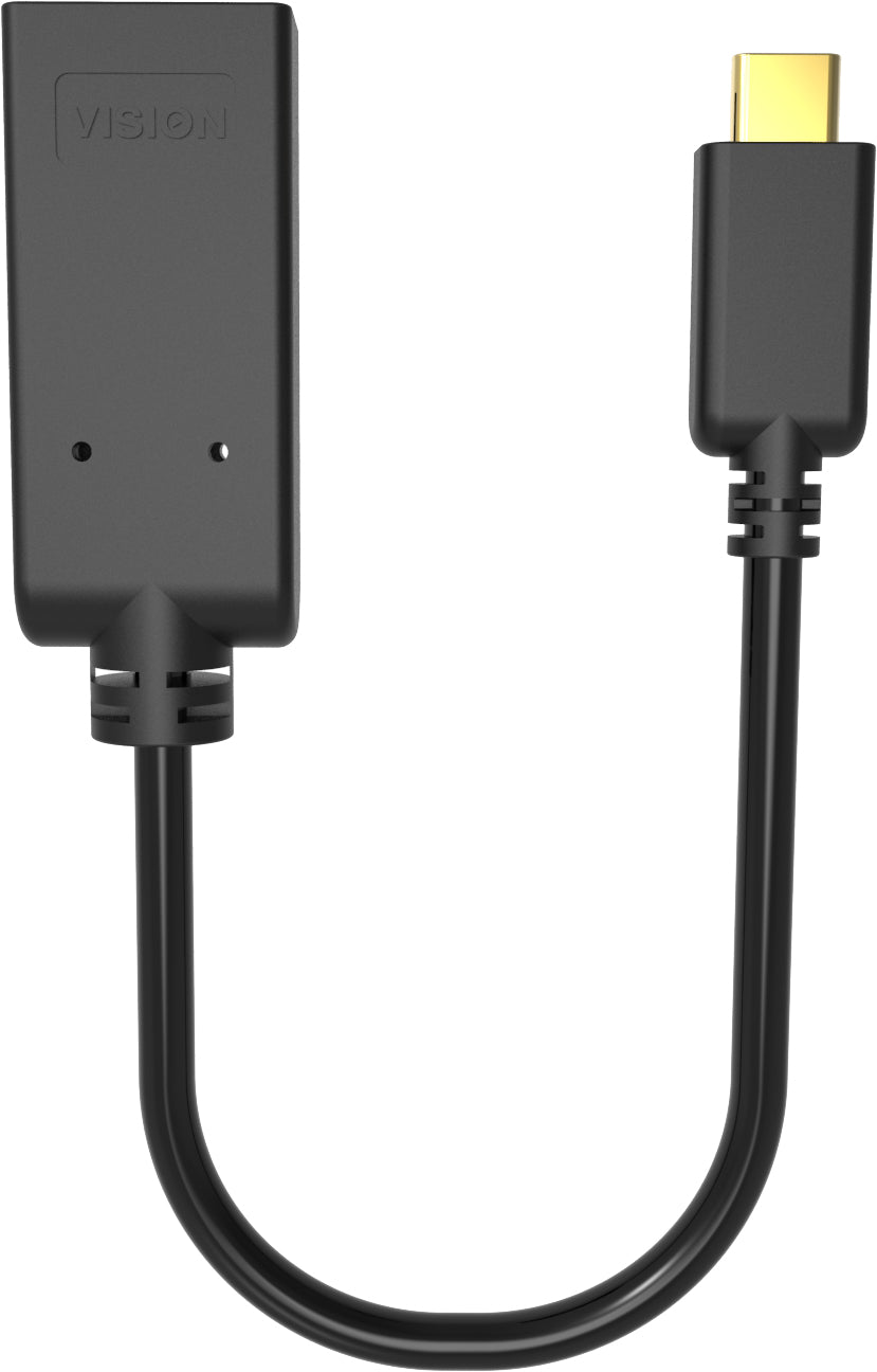 Vision TC-USBCHDMI/BL USB-C zu HDMI Adapter – 4K (3840 × 2160) – Schwarz