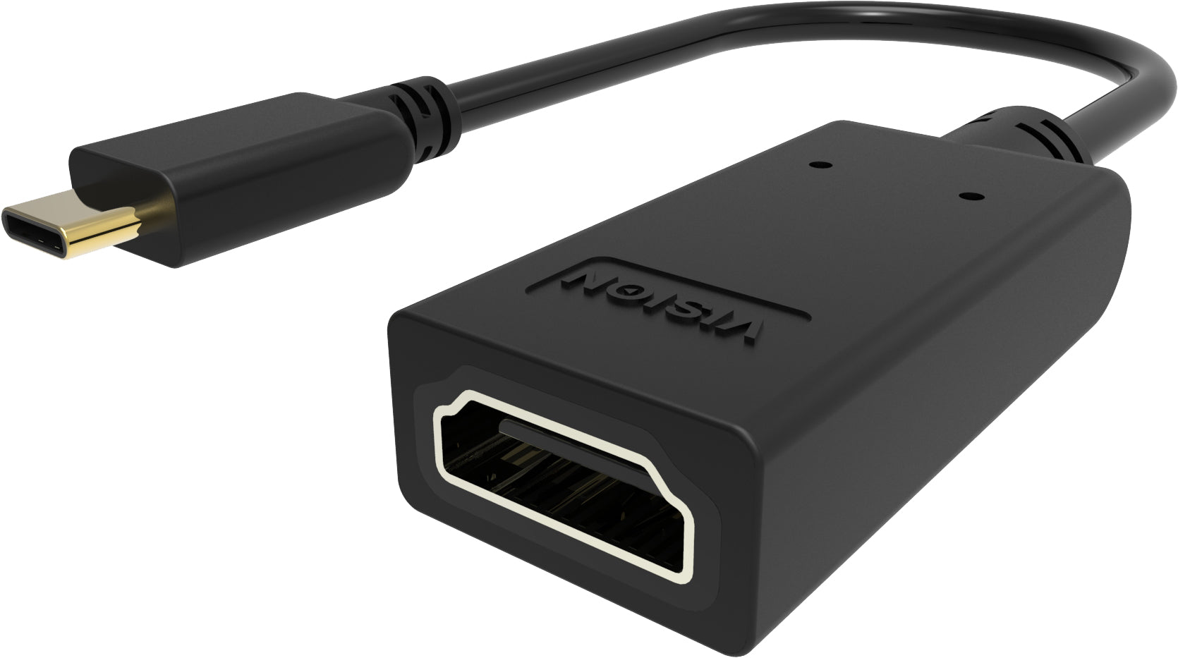 Vision TC-USBCHDMI/BL USB-C zu HDMI Adapter – 4K (3840 × 2160) – Schwarz