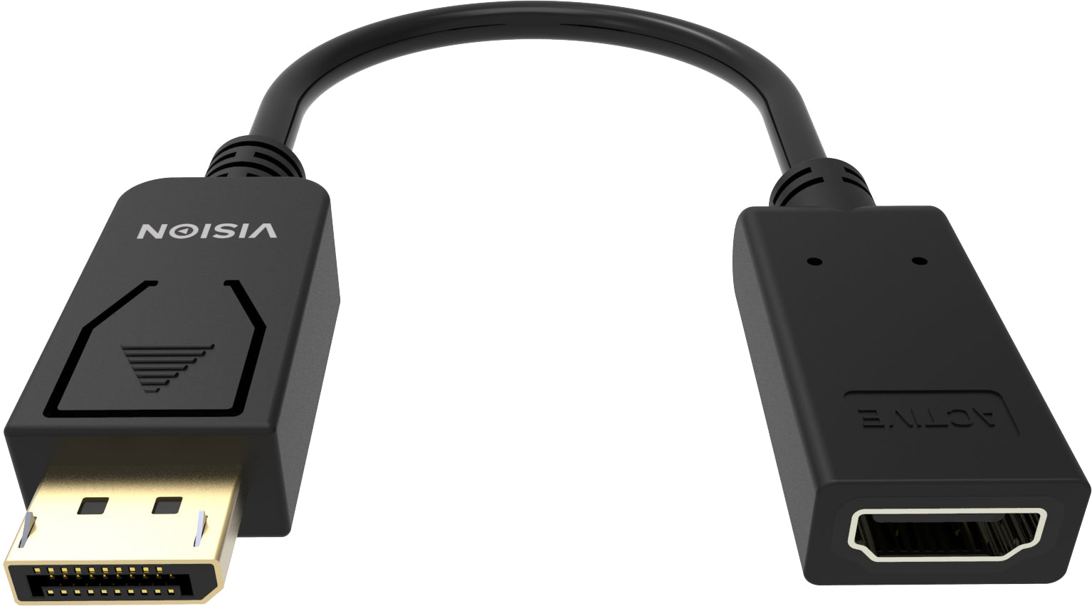 Vision TC-DPHDMI/BL Adapter HDMI zu DisplayPort – Schwarz