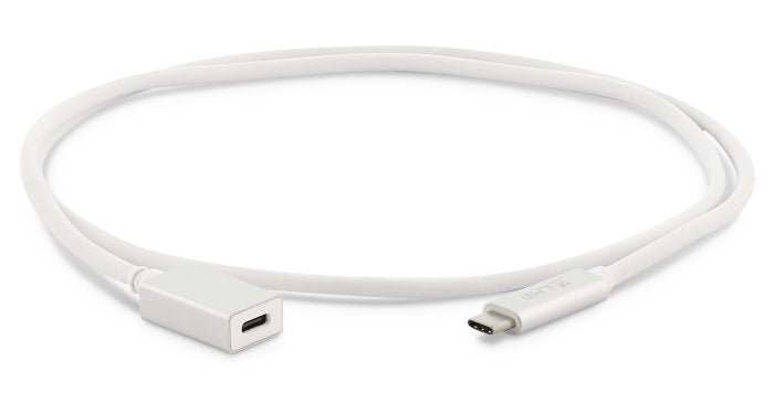LMP USB-C Verlängerungskabel (Stecker auf Buchse) – USB 3.2 Gen 1 (5 Gbit/s) – 1 m – Silber