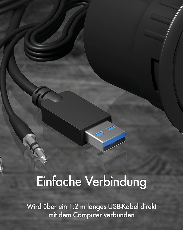 ICY BOX IB-Hub1403B USB-Hub – USB-A, 2× USB-C, 3,5 mm Audio
