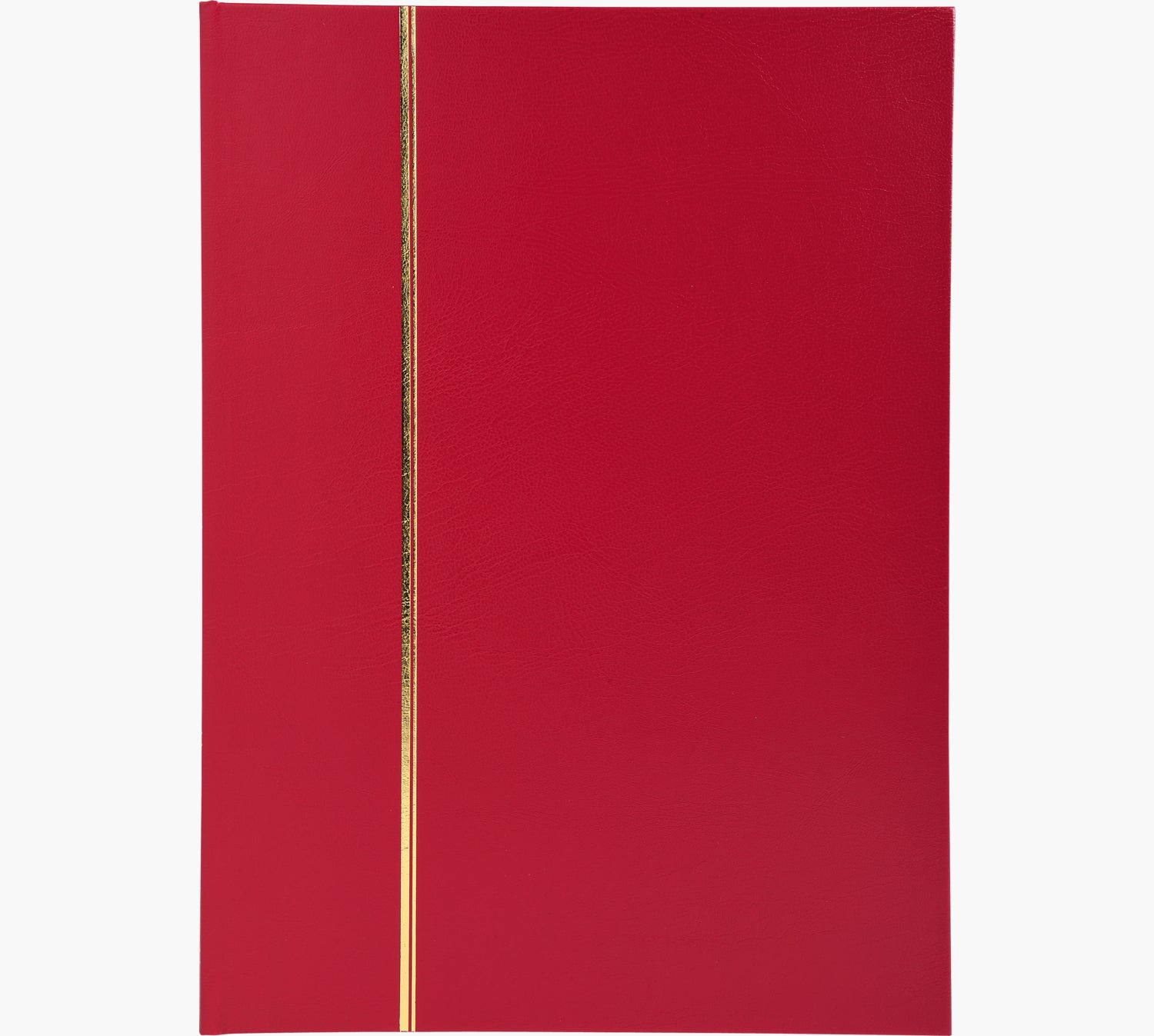 Exacompta Einsteckalbum, 32 Seiten, 22,5 × 30,5 cm, Kunstleder, Rot, für Briefmarken