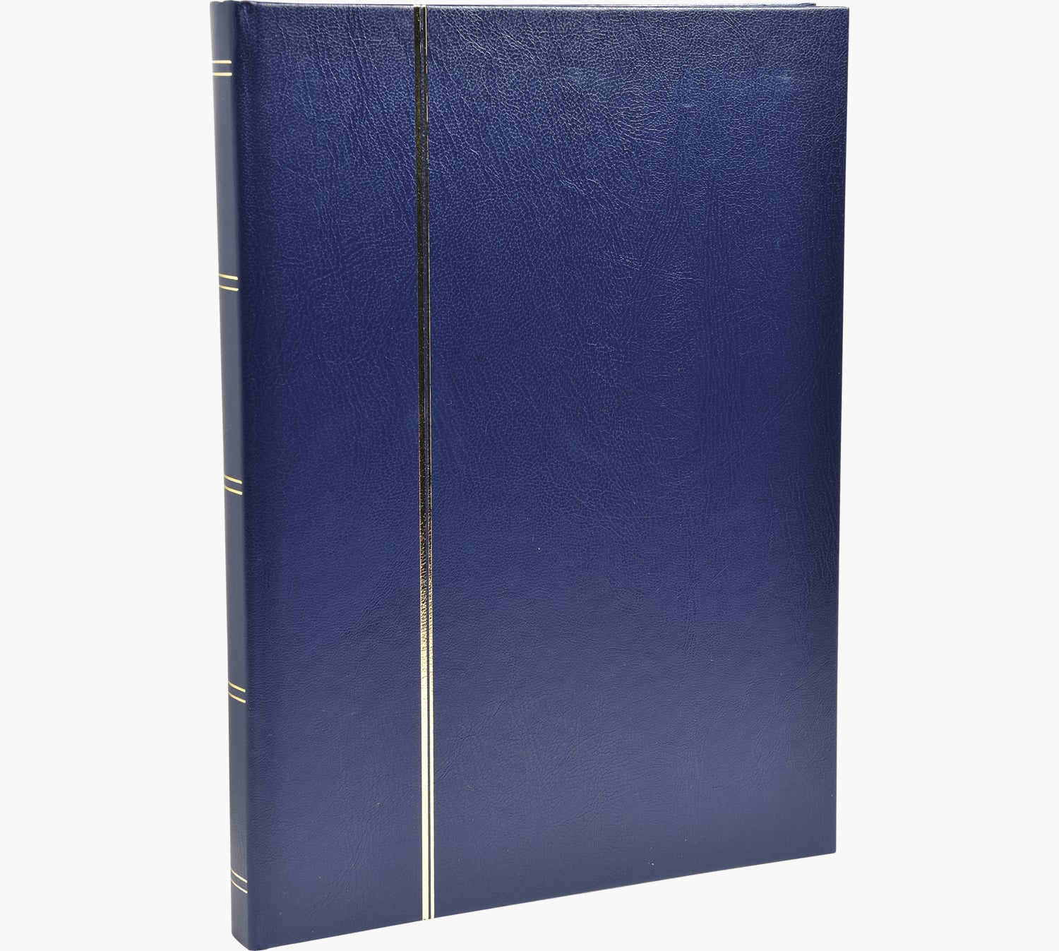 Exacompta Einsteckalbum, 48 Seiten, 22,5 × 30,5 cm, Kunstleder, blau, für Briefmarken