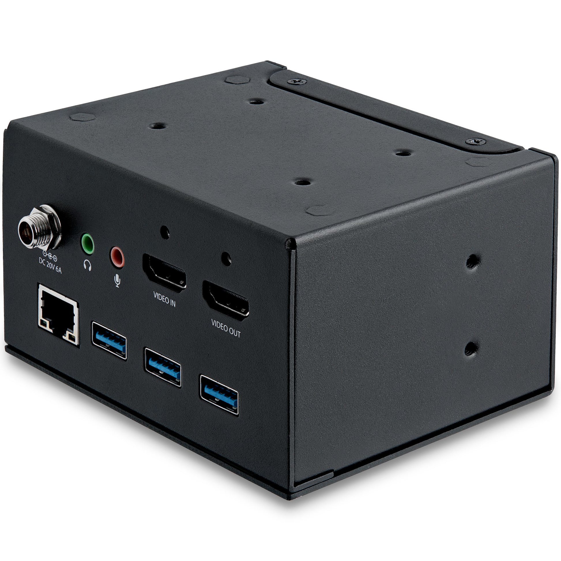 StarTech.com Dockingstation – USB-C/USB-A, 3× HDMI, 4× USB-A, 1× USB-C, 60 W PD, GbE, 3,5 mm Audio