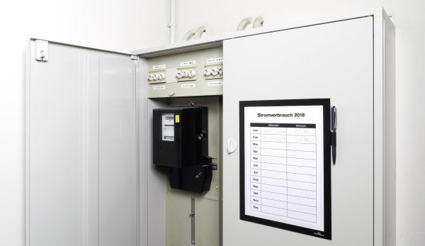 Durable DURAFRAME Magnetischer Notizrahmen – A4 – Schwarz